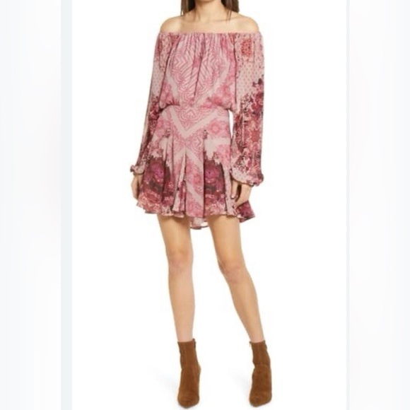 Free People Seven Wonders Mini Dress Sz M NWT - Picture 4 of 9